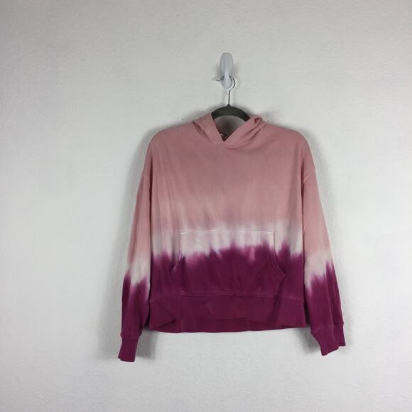 NWT Wildfox Tie Dye Pink Hoodie Oversized  Sweatshirt Small Cozy Loungewear - Picture 3 of 13
